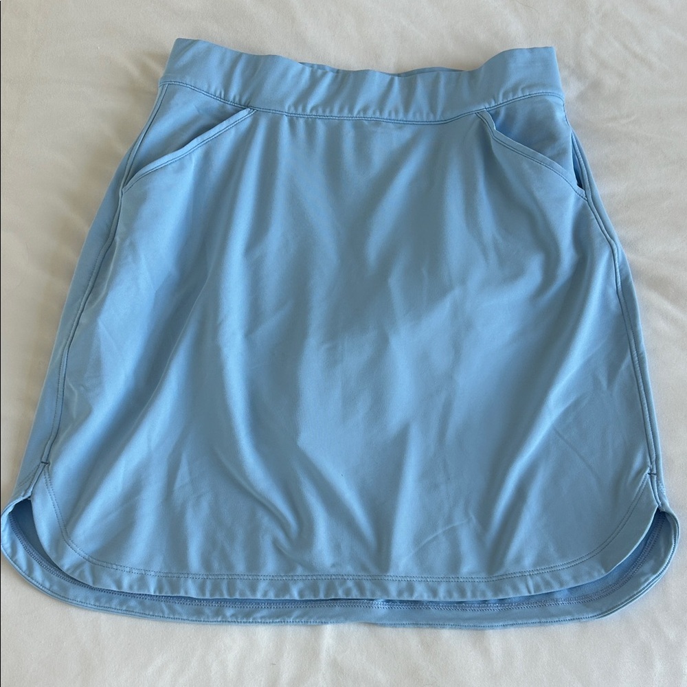 Peter Millar Light Blue Performance Mini Skirt